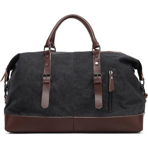 KM14001 Casual canvas luggage bag