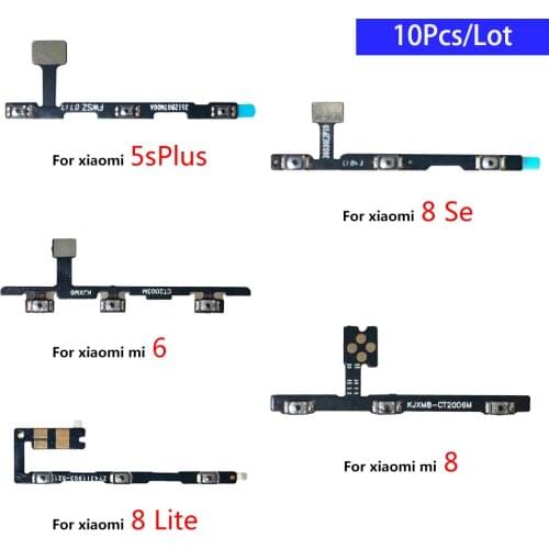 Power ON OFF Volume Camera Key Button Switch Flex Cable Ribbon For Xiaomi 6 8 Pro se lite Poco F1 F2 Pro X3 M3 A1 A2 A3 A2 Lite
