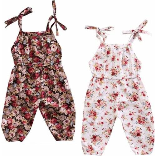 Pudcoco Girl Clothes Infant Baby Kids Girl Floral Romper Jumpsuit Playsuit Sunsuit Outfits Clothes