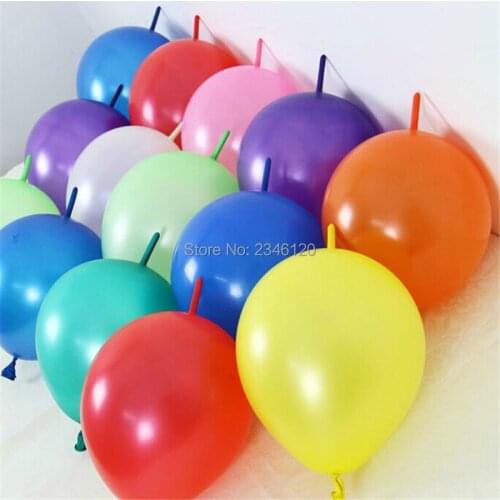 100 pcs/lot 6inch tail latex balloons multicolor wedding birthday party supplies marriage room decoration link balloon