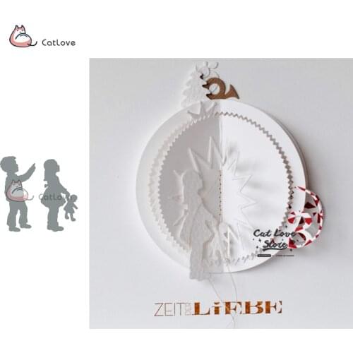 Lovely Boy Girl Metal Cutting Dies Stencils For DIY Scrapbooking Paper Card Decorative Craft Dies Embossing Die Cuts New 2019