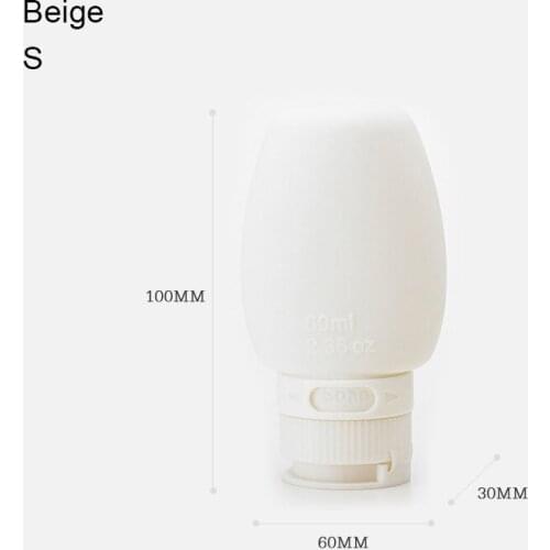 Refillable Bottles Portable Travel Bottle Silica Gel Bottles for Travel Bottle Shampoo Cosmetic Lotion Container For Shampoo