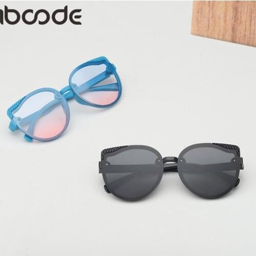 Iboode Fashion Kids Oversized Sunglasses Big Frame Boys Girls Gradient Lens Sun Glasses Vintage Luxury Mirror Shades UV400 New