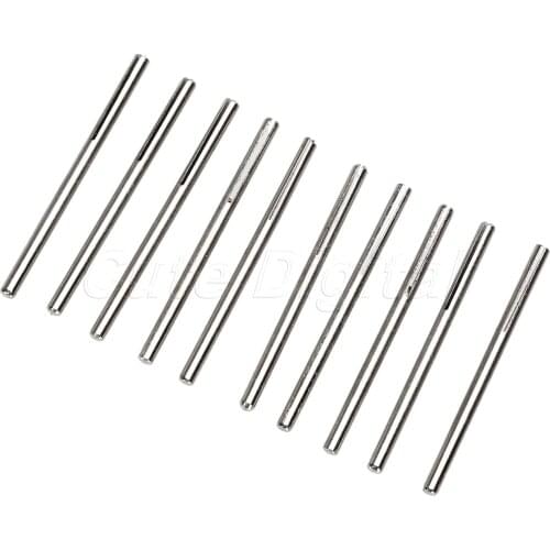 10Pcs 1/8" 3mm Shank Sandpaper Clamp Split Mandrels Long Abrasive Holder Clip Rod Carved Point For Dremel Rotary Grinder 50mm