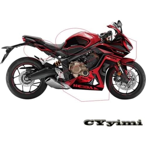 Motorcycle Decals Decoration Fuel Tank Body Protection Sticker For HONDA CBR650R CBR 650R