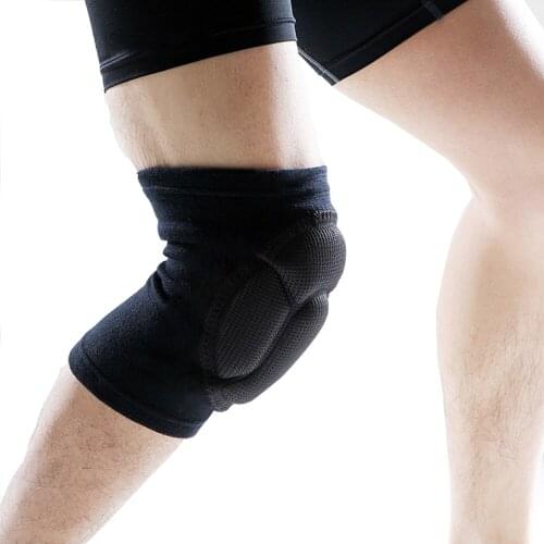 1 pair Knee Pads Thickening Soft Knee Brace Support for Basketball Football Outdoor Climbing Skating Skiing Knee Protector