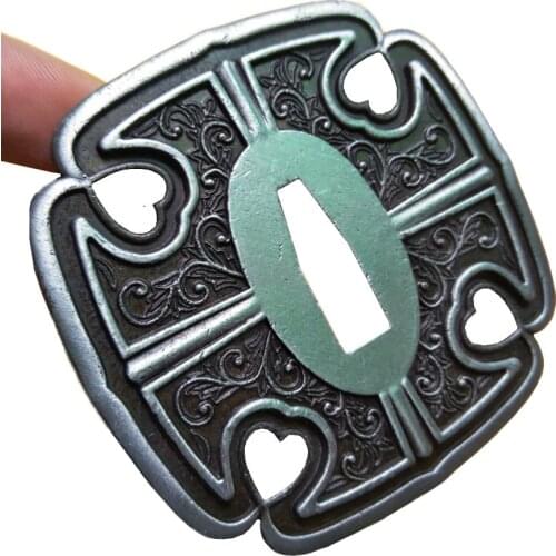 New HandMade Japanese Alloy Guard Tsuba For Samurai Katana Sword Knife Guard Wakizashi