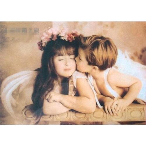 Kiss 1000 pieces The paper puzzles jigsaw puzzle white card adult childrens educational toys