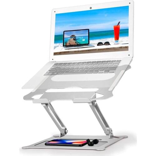 Laptop Notebook Stand Holder Adjustable Ultrabook Riser Portable For MacBook Air Pro 13 Dell HP Lenovo Aluminum 15.6 Accessories