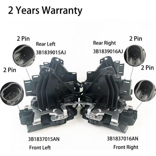 Door Lock Actuator Front left For VW POLO Stufenheck VW CADDY III Kasten 3B1837015AN 3B4837015