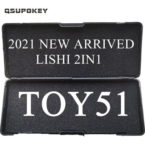 QSUPOKEY 2021 NEW ARRIVED LiShi 2in1 repair Tool Locksmith Tools TOY51 FOR T-OYOTA