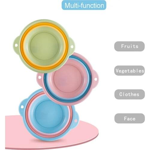 Folding Bucket Portable Collapsible Basins Car Washing Tool Vegetable Fruit Basin High Capacity Household Cleaning Supplies