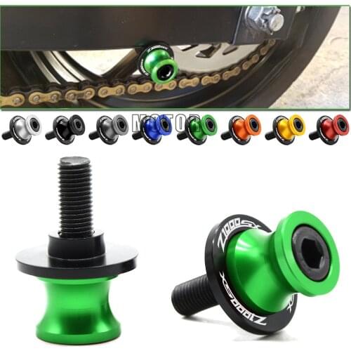Motorcycle Swingarm Sliders Spools 10MM For Kawasaki Z1000SX 2011-2013 Z 1000 SX 1000SX S X Swing Arm Cover Stand Screws Slider