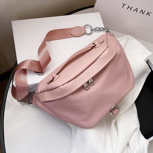 Women Chest Handbag Female Belt New Waist Bags Fashion Simple Casual Bag Travel Crossbody Bags Unisex Retro Hip Bag Shoulder Bag