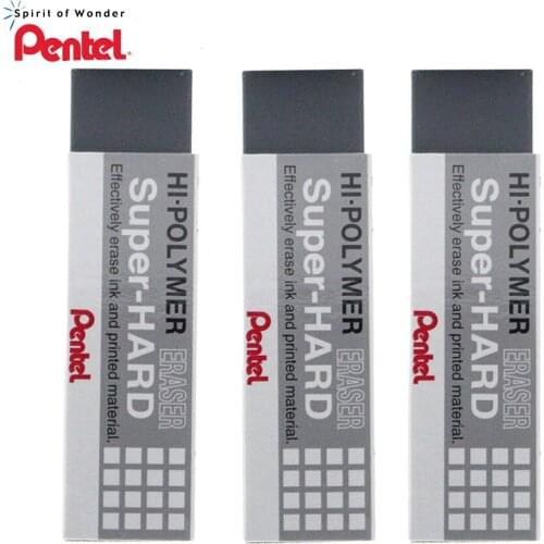 Pentel ZEB20 Super Hard Ink Eraser 3Pcs/Lot Gel Pen Fountain Pen Frosting Eraser Scrub Correction Stationery For School