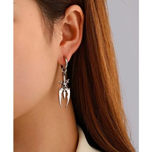 Earrings for Women Girls Drop Dangle Teens Charm Gift Party Simple Punk Cool Halloween Skull Horror Skeleton Earrings