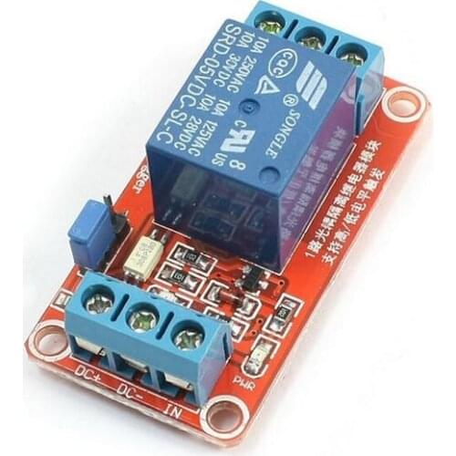 Trendy 1-Channel Relay Module With Optocoupler H/L Level for Arduino New Time Delay Switch Delay Timer Relay 1PCS