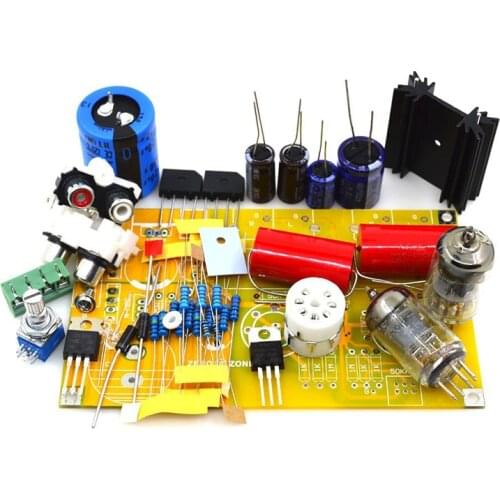 6J1 Tube Preamplifier Kit Diy Vacuum Pre Amp Board PRT-01A