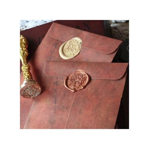 50 Pcs/lot Retro Style Brown Kraft Paper Envelope Postcard Invitation Letter Stationery Paper Bag Vintage Air Mail Gift Envelope