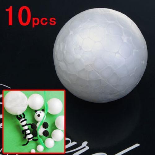 10pcs Round Blank Polystyrene Foam Ball Modelling Sphere Styrofoam Craft DIY Party Wedding Ball Spheres Decor Foam Ball