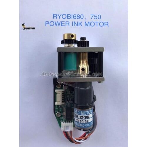 Best quality 1 Set Ryobi Printing Machine Parts Ryobi te16kJ-12-384 Motor 680/750/624 ink key motor Complete TE-16KJ2-12-384