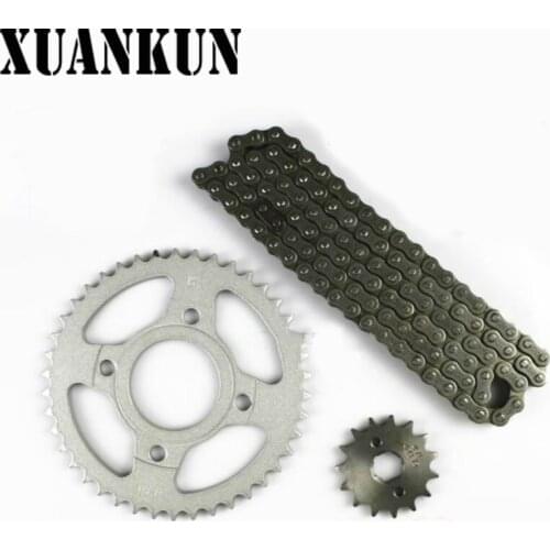 XUANKUN Motorcycle JH125-7 -F Sleeve Chain Chain Size Chain Wheel Chain Wheel Gear Flywheel