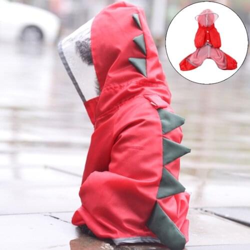 Impermeable Pet Dog Rain Coat for Small Dogs Yorkie Poodle Overalls Dog Raincoat Waterproof Puppy Clothes Jumpsuit capa de chuva