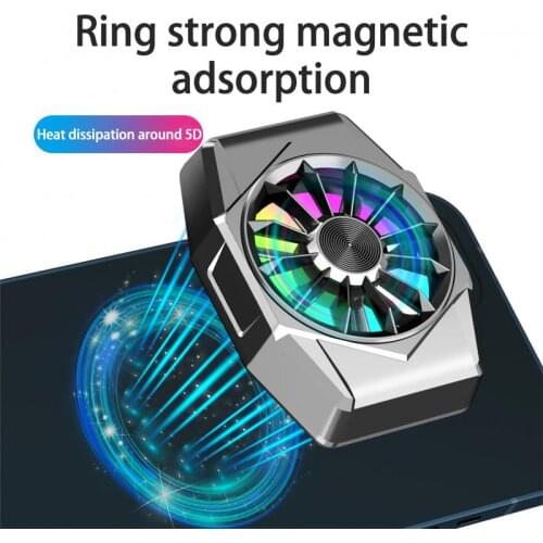 X11 Portable Universal Magnetic Semiconductor Mobile Phone Cooler Game Cooling Fan Radiator For IPhone Android Phone / Tablet