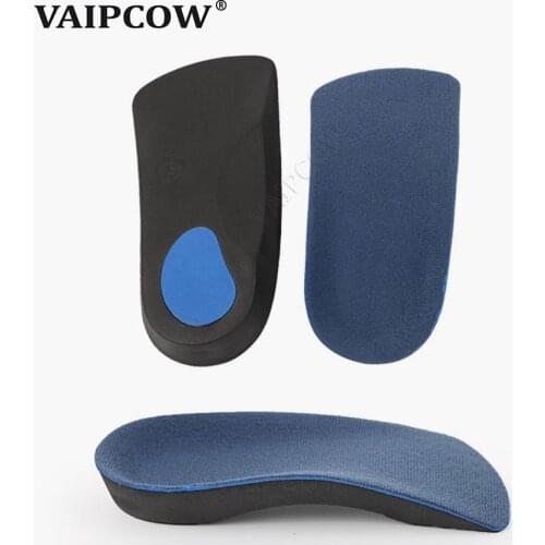 EVA Flat Foot Orthotics insole Arch Support Half Shoe Pad Orthopedic Insoles Foot Care for Men and Women