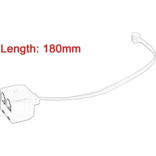 RJ11 6P4C Male to 6P4C Female 2 Way Telephone Jack Plug Splitter Phone Telephone Line Connector Adapter Converter