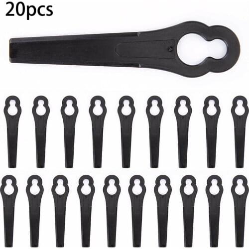 20*Plastic Blades For Fit For Einhell BG-CT 18 Li, RG-CT 18/1 Li, GE-CT 18 Li Blades 2021 New High Quality