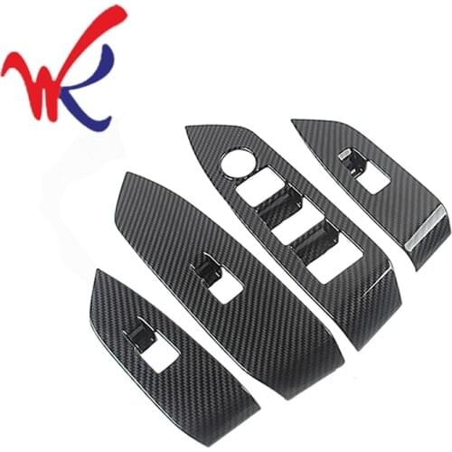Loyalty Interior Window Lifter Switch Board Cover Trim for Mazda CX5 2017 2018 ABS Car Accessories