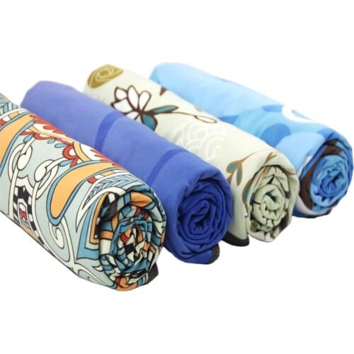 Printed Yoga Towel Outdoor Shawl Beach Towel Bath Towel Fleece Printed Yoga Sports Quick-Drying Towel