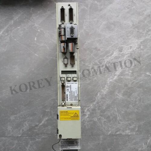 SIEMENS SINGLE AXIS 8A DRIVE 6SN1123-1AA00-0HA1 WITHOUT SHAFT CARD USED GOOD IN CONDITION