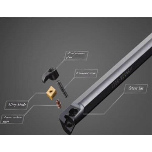 WALTETAP Lathe reverse boring right-angle stepped inner hook cutter inner hole cutter bar S25S S32T -MDZNR15 -MDZNL15