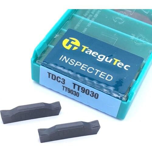 Sale 10PCS TDC3 TT9030 Grooving Carbide Inserts Turning Tools Cutting Lathe CNC Tools Lathe Cutter
