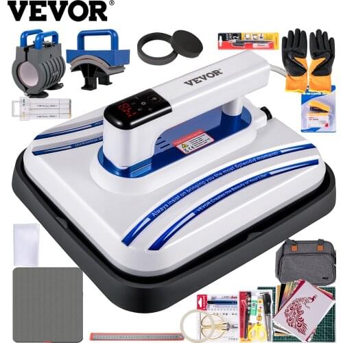 VEVOR 12x10" 2 In 1 3 In 1 4 In 1 60Hz Rated Frequency Impressora Portable Mini Heat Press Machine For Mug Caps Hats T-Shirts