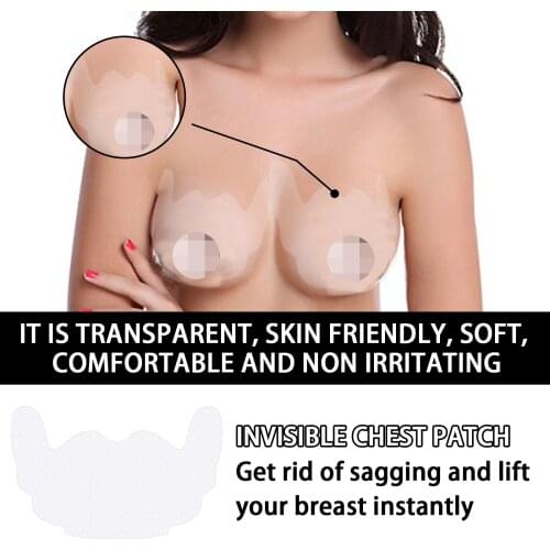 Adhesive Bra Womens Transparent Strapless Sticky Invisible Push up Bra for Backless Dress M2