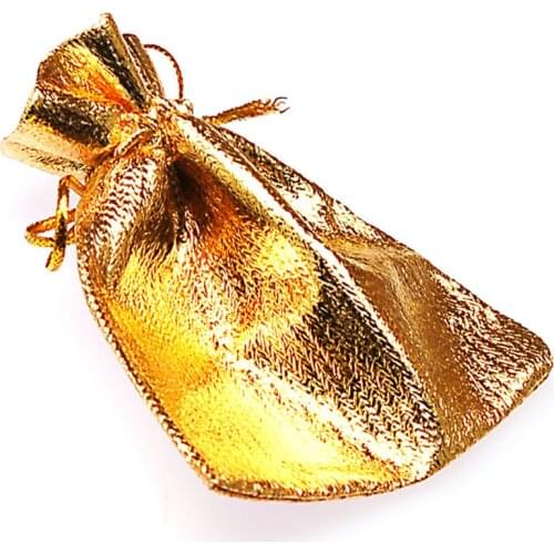 Gold/silver Drawstring Pouches Jewelry Gift Bags 7x9 CM(2 6/8"x3 4/8"),Velvet Bags Oganza Gifts Bag
