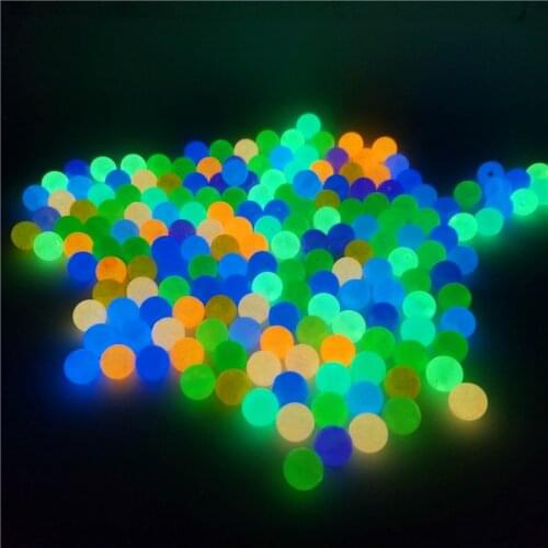 6/8/10/12mm Luminous Beads For Jewelry Making Glow In The Dark Acrylic Beads Bracelet Beaded Necklace DIY Jewelry Making