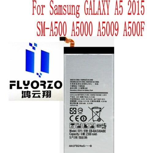 High Quality 2300mAh EB-BA500ABE Battery For Samsung GALAXY A5 2015 SM-A500 A5000 A5009 A500F Mobile Phone