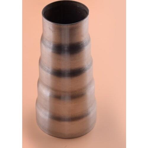 Car Exhaust Connector Pipe Auto Reducer Adapter Muffler Tube 5 Layer Stainless Steel 145mm Universal