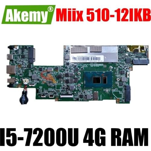 For Lenovo MIIX510 Miix 510-12IKB Tablet 1602B-05-01 With I5-7200U RAM:4G Original integrated motherboard 100% fully tested