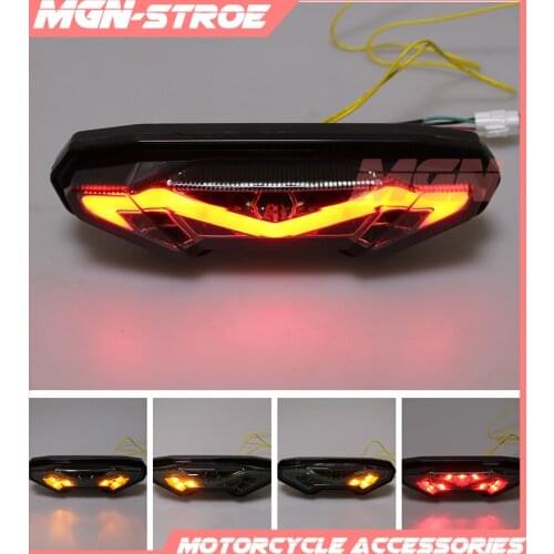 Motorcycle LED Rear Turn Signal Tail Stop Light Lamps Integrated For FZ-09 MT-09 FZ 09 MT 09 2014 2015 2016 14 15 16