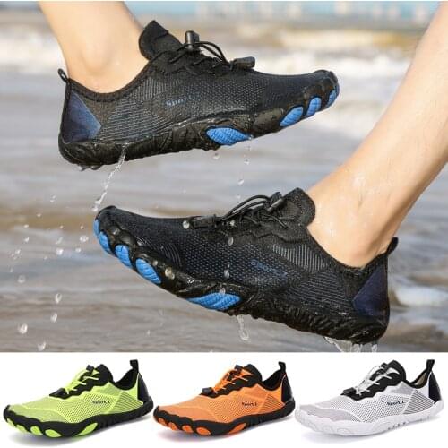 Swimming Shoes Men And Women Water Sports Shoes Beach Quick-Drying Barefoot Surfing Outdoor Hiking Fitness Wading Shoes Men