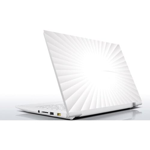 Sticker Master white rays universal laptop skin for 13 14 15 15.6 16 17 19 "inc notebook decal for Mac, dell, Acer, HP, Toshiba, Asus