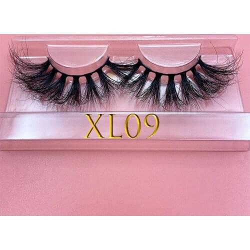 30MM Mink Lashes MIKIWI False Eyelash Natural Long Soft Wispies Lashes Handmade Cruelty-free Criss-cross Eyelashes Makeup Tools