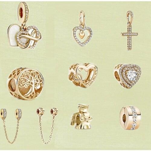 2021 New Mothers Day Series Levelled Hearts Love You Mum Infinity Heart Double Heart Openwork Family Cross For Ladies Gift