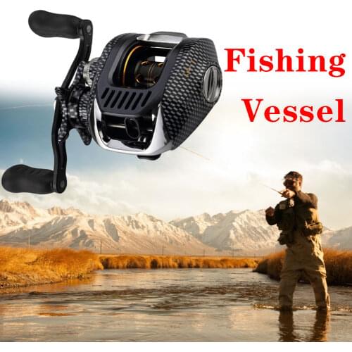 New 6.3:1 Baitcast Fishing Reel 13 Bearing Large Capacity Lightweight Left-handed Right-handed Bait Casting Fishing Wheel Tool