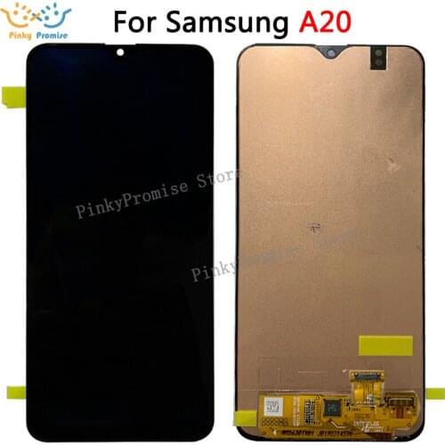 For Samsung galaxy A20 lcd Digitizer A205/DS A205F A205FD A205A Display Touch Screen Digitizer Assembly For Samsung A20 lcd+tool